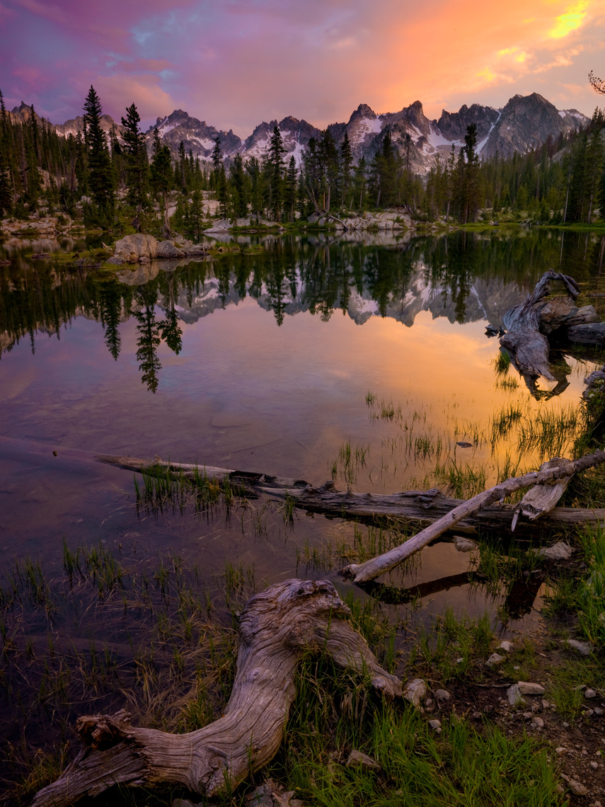Alice Lake - Sawtooth Wilderness , 50x37 Framed Pigmented Ink Print, $1800.00
